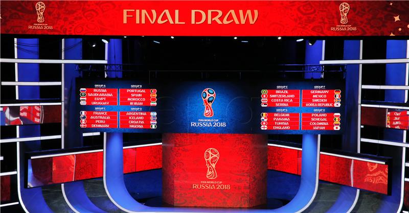 RUSSIA SOCCER DRAW FIFA WORLD CUP 2018