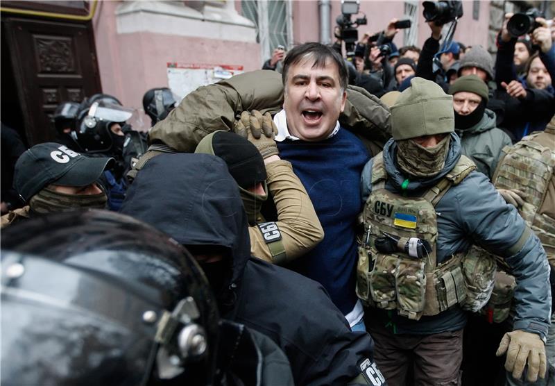 UKRAINE POLITICS SAAKASHVILI ARREST