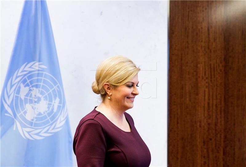 USA NEW YORK UNITED NATIONS PRESIDENT OF CROATIA