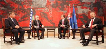 Serbian president, Bosnian Presidency members talk infrastructure, economy, border demarcation