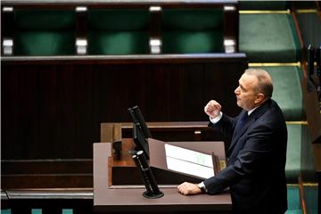 POLAND POLITICS SEJM DEBATE