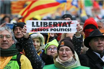 BELGIUM EU  CATALAN DEMO