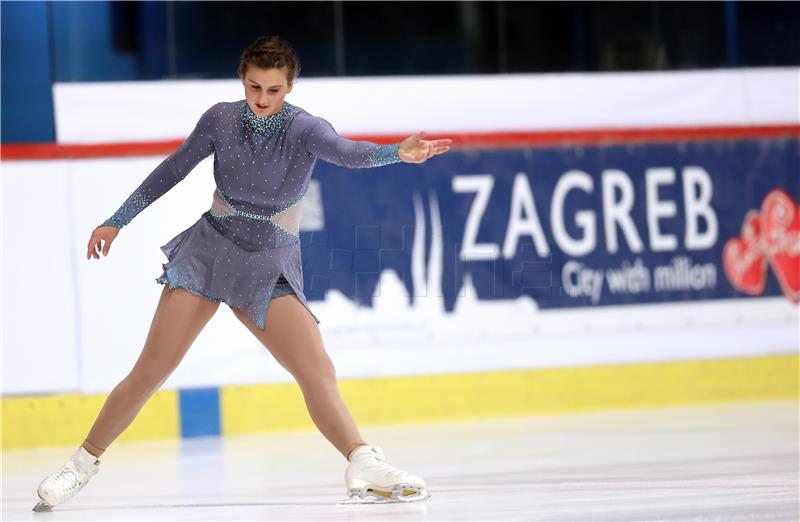 Zlatna Pirueta Zagreb 2017, žene - kratki program, Kaminski, Poljska