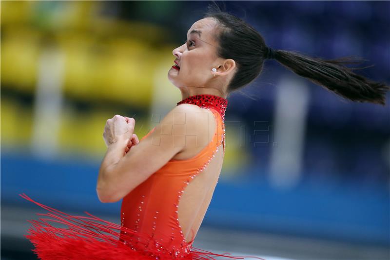 Zlatna Pirueta Zagreb 2017, žene - kratki program, Gjersem, Norveška