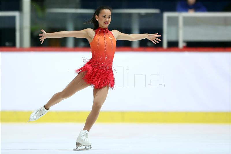 Zlatna Pirueta Zagreb 2017, žene - kratki program, Gjersem, Norveška