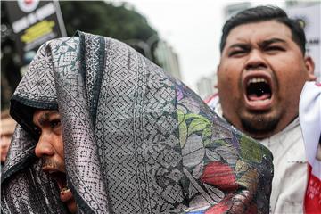 MALAYSIA PROTEST MUSLIM BAN