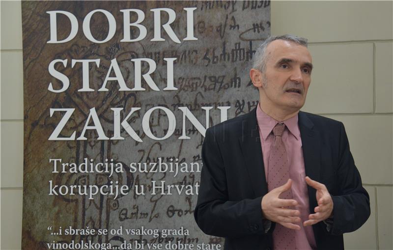 Izložba "Dobri stari zakoni - tradicija suzbijanja korupcije u Hrvatskoj"