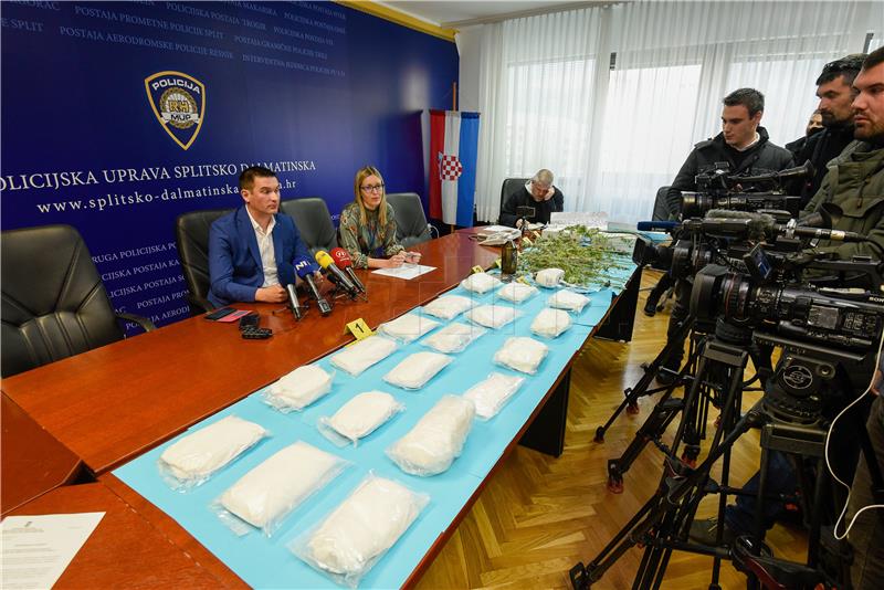 Splitska policija zaplijenila više od 18 kilograma amfetamina