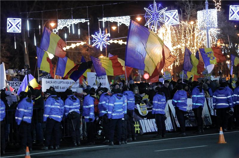 ROMANIA JUSTICE PROTEST