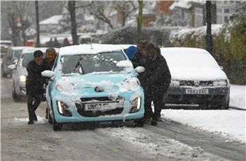 BRITAIN WEATHER SNOW