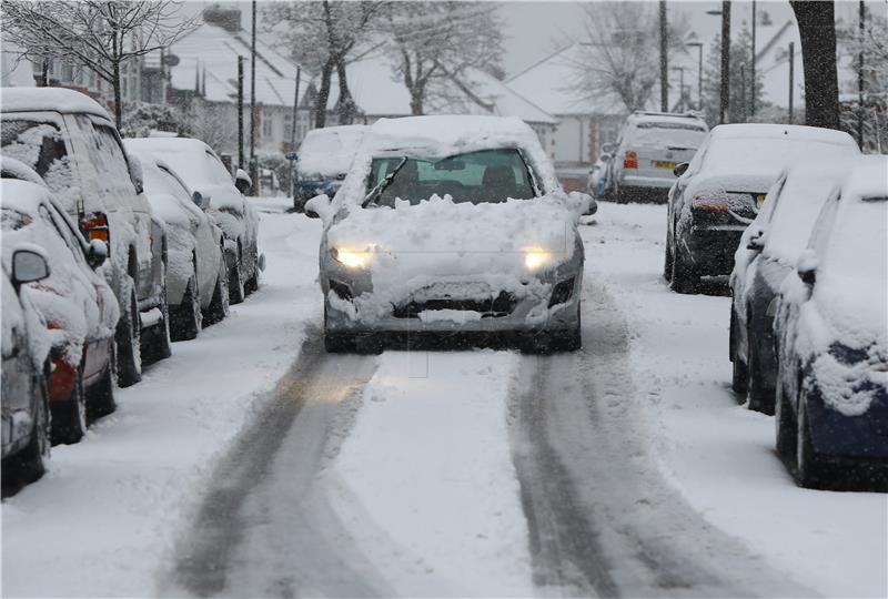 BRITAIN WEATHER SNOW