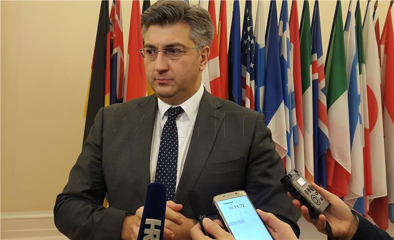 Plenkovic expects Slovenia, Hungary to scrap blockade of Croatia's OECD entry