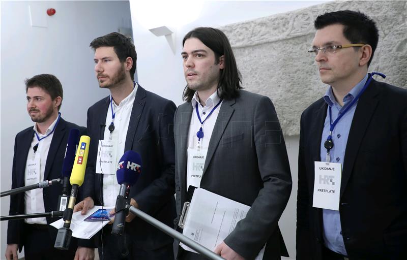 Konferencija za medije Kluba zastupnika Živog zida i Snage