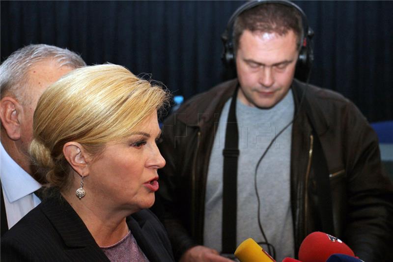 Predsjednica Grabar Kitarović u Koprivnici s gospodarstvenicima