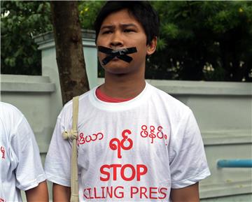 (FILE) MYANMAR PRESS FREEDOM