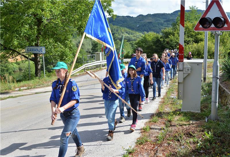 Kamanje, prva općina s titulom "Općina prijatelj izviđača"