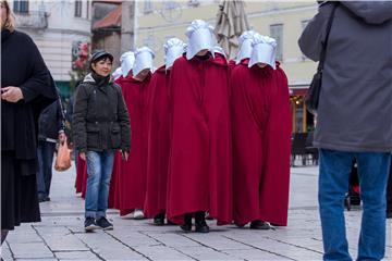 Split: Prosvjedna akcija 'STOP fundamentalističkom nasilju nad ženama'