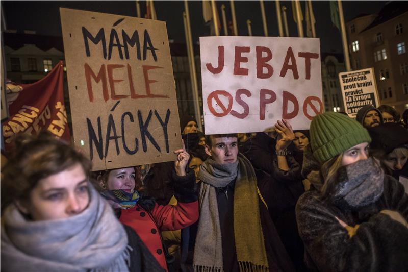 GERMANY PRAGUE ENF CONFERENCE PROTEST