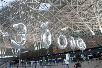 Three millionth passenger arrives at Zagreb airport