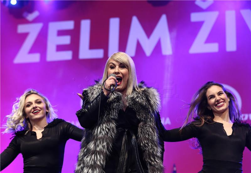 Zaklada Ana Rukavina organizirala koncert 'Želim život!'