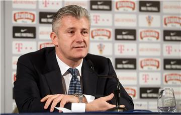  Davor Suker holds a press conference on Friday