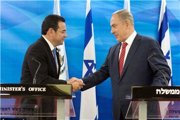 (FILE) ISRAEL GUATEMALA DIPLOMACY