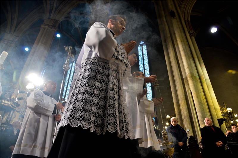 Koncelebrirana misa na Božić u zagrebačkoj katedrali