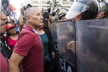 PERU PROTEST FUJIMORI PARDON