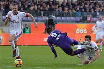 Italija: Fiorentina - Milan 1-1