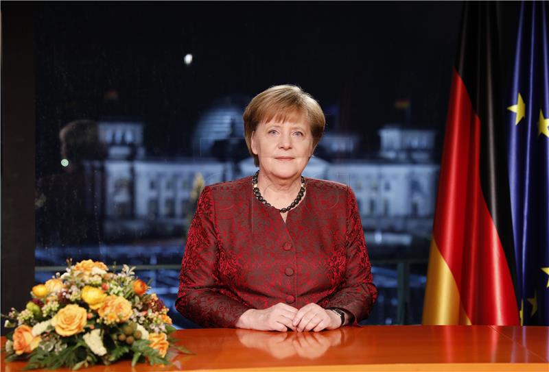 GERMANY ANGELA MERKEL NEW YEAR ADDRESS