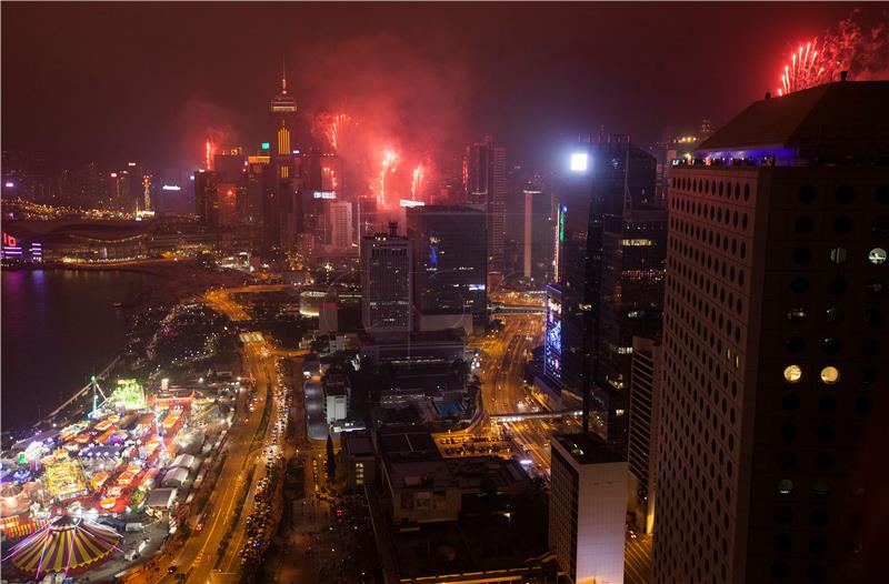 CHINA HONG KONG NEW YEAR CELEBRATIONS