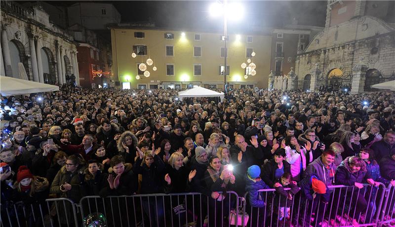 Doček Nove 2018. u Zadru