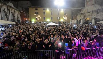 Doček Nove 2018. u Zadru