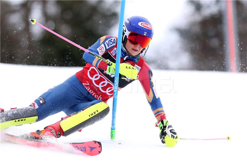 Slalom Sljeme: Shiffrin uvjerljivo vodeća, Popović 47., Štimac odustala