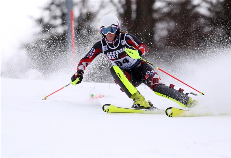 Prva utrka slaloma za žene "Snow Queen Trophy 2018", prva vožnja