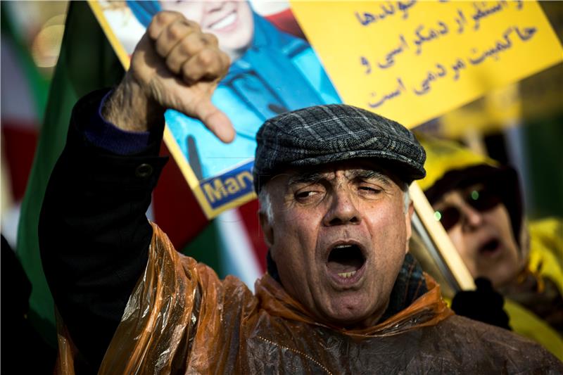 FRANCE IRAN PROTEST