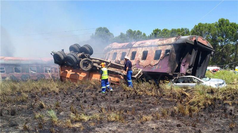 SOUTH AFRICA TRAIN CRASH