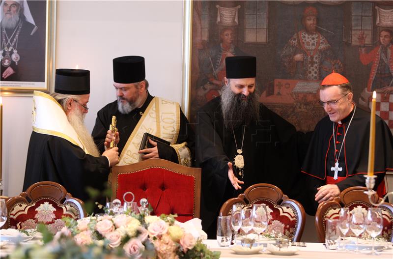 Kardinal Bozanić čestitao Božić pravoslavnom mitropolitu Porfiriju Periću