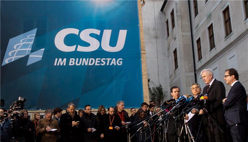 GERMANY PARTIES CSU MEETING