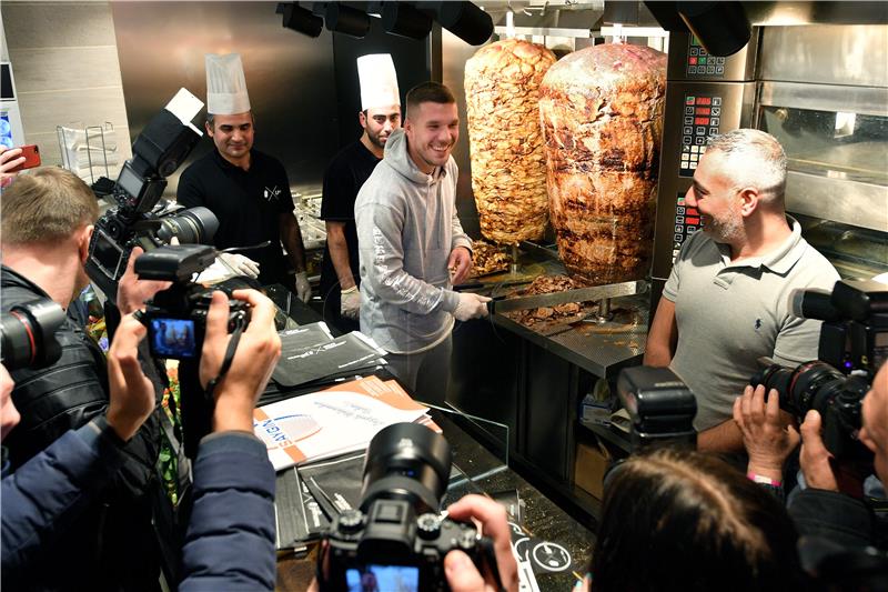 GERMANY GASTRONOMY SOCCER PODOLSKI KEBAB