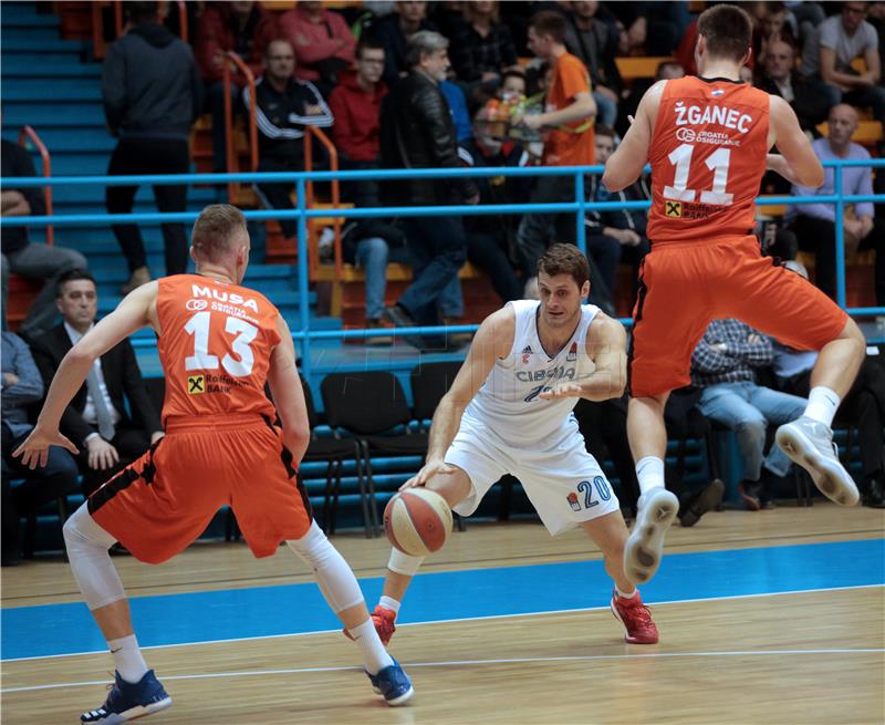 Utakmica 15. kola regionalne košarkaške ABA lige Cedevita - Cibona