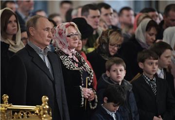 RUSSIA PUTIN ORTHODOX CHRISTMAS