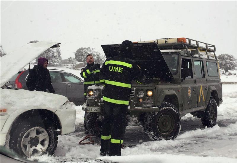 SPAIN WEATHER SNOW