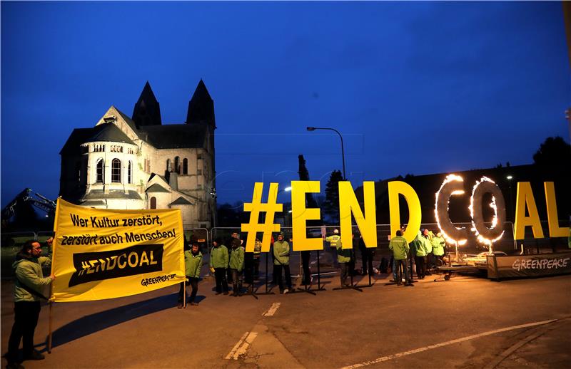 GERMANY COAL GARZWEILER MINE PROTEST