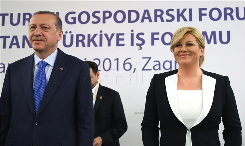 Croatian president visiting Turkey on Tuesday