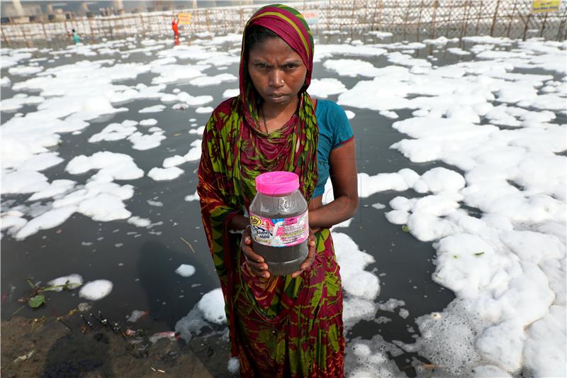 INDIA PHOTO ESSAY YAMUNA RIVER POLLUTION