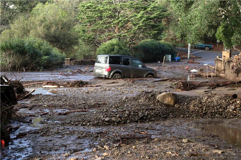 USA CALIFORNIA WEATHER MUDSLIDES