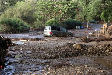 USA CALIFORNIA WEATHER MUDSLIDES