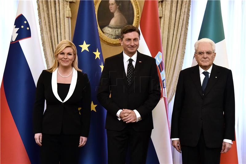 Croatian president visiting Slovenia