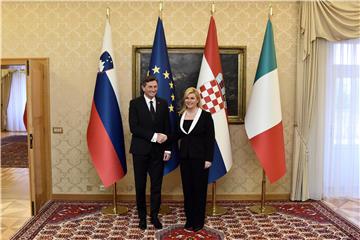 Grabar-Kitarović u radnom posjetu Sloveniji